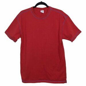 Urban Outfitters Red Contrast Stitch Tee T Shirt